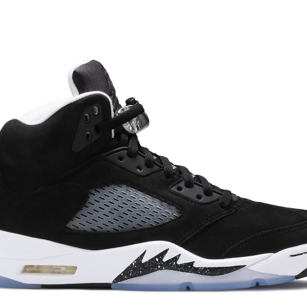 Jordan Black and White High-Top Sneakers